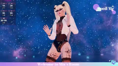 Mia online show from March 1, 6:58 pm