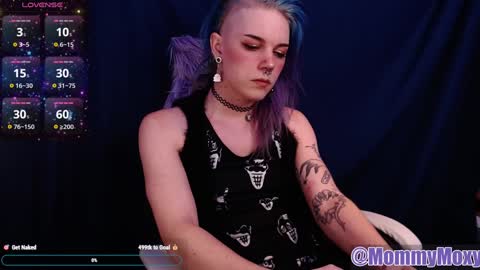 Snapshot of moxynverve chatting on February 2, 7:25 pm Moxy online show from February 2, 7:25 pm