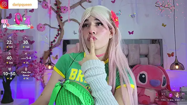 DaripQueen online show from April 9, 2:45 pm