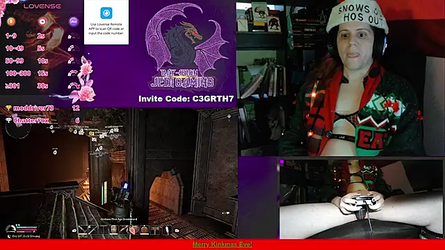 Snapshot of Rae-Suon chatting on December 25, 1:09 pm Rae-Suon online show from December 25, 1:09 pm