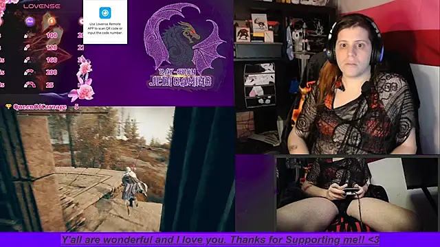 Snapshot of Rae-Suon chatting on January 8, 7:03 am Rae-Suon online show from January 8, 7:03 am