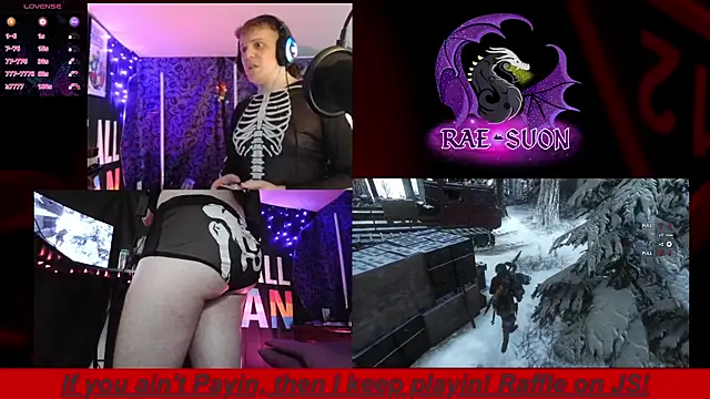 Snapshot of Rae-Suon chatting on October 8, 2:13 am Rae-Suon online show from October 8, 2:13 am