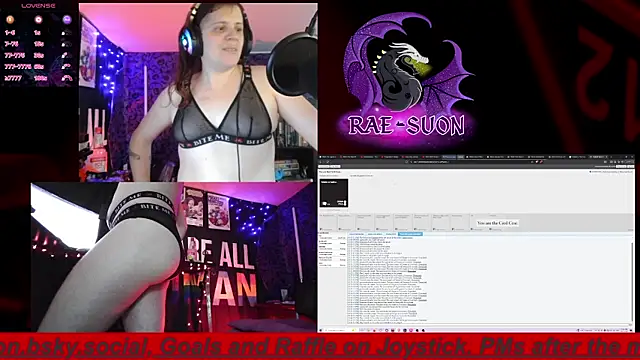Snapshot of Rae-Suon chatting on October 11, 2:47 am Rae-Suon online show from October 11, 2:47 am