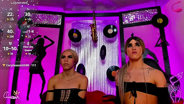 Alexa and Aranza  online show from February 20, 6:19 am