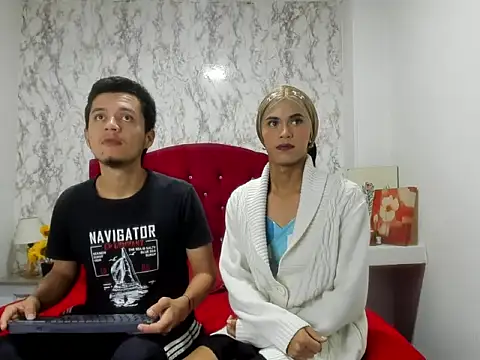 Alejandra and James  online show from April 6, 11:32 am